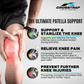 Crosstrap - Adult Black Stabilizing Knee Patella Pain Relief Straps For Exercise, Patella Tendon Strap